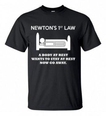 Adult T shirt Newtons 1st Law