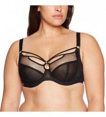 Elomi Womens Strappy Underwire Plunge