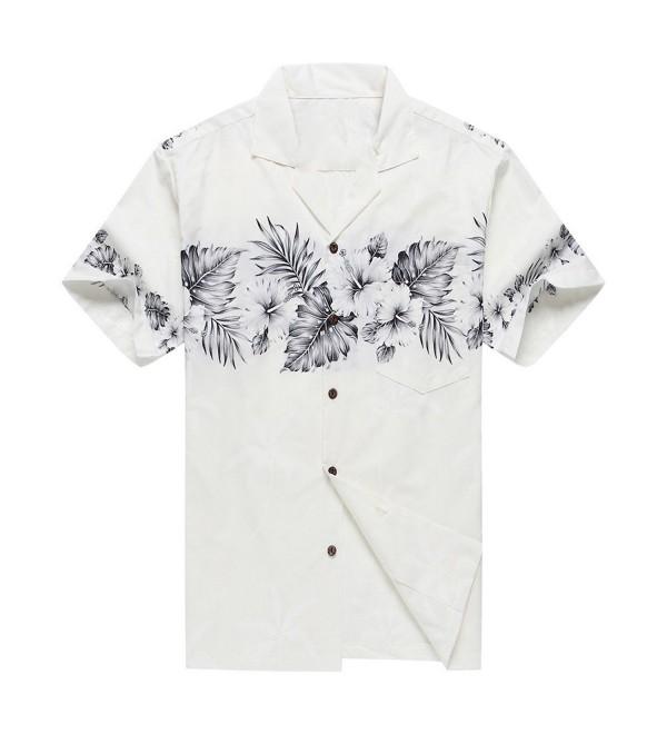 Hawaii Aloha Shirt Cross Hibiscus