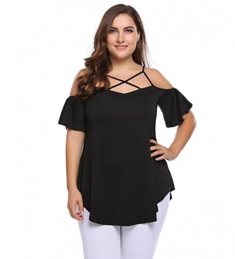 Womens Shoulder V Neck Sleeve Summer