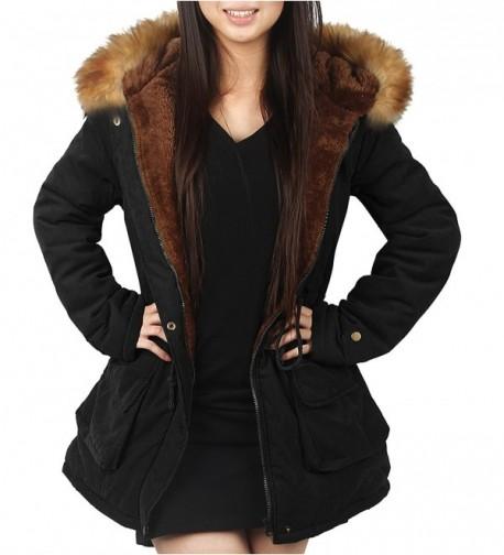 4HOW Womens Jacket Hooded Outdoor