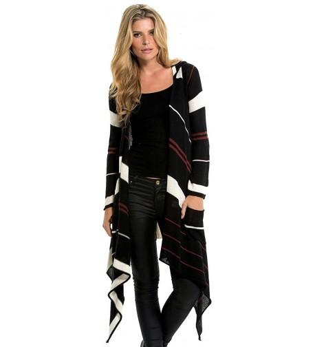 Elan Womens Drape Sweater Small