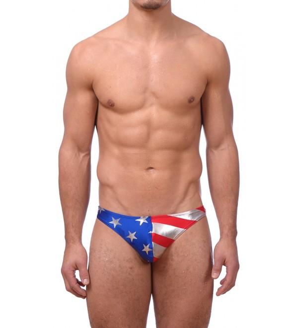 Gary Majdell Sport Mens USA Freedom Flag Stars /& Stripes Bikini Swimsuit