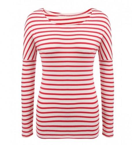 INVOLAND Striped T shirt Fashion Pullover