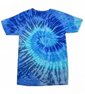 Colortone Tie T Shirt Blue Jerry