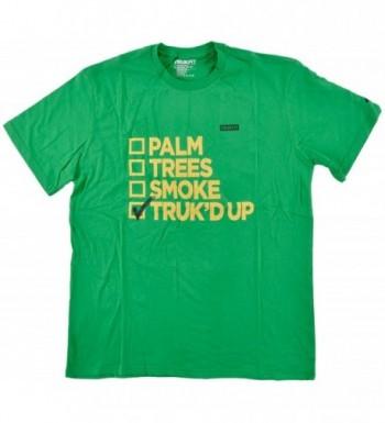 Trukfit Mens Graphic T Shirts Green