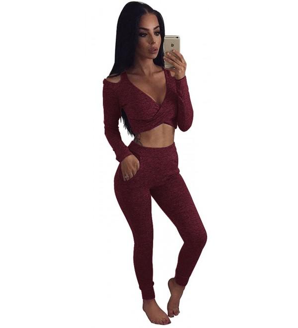 ALAIX WomensSexy Sleeve Leggings Bodycon