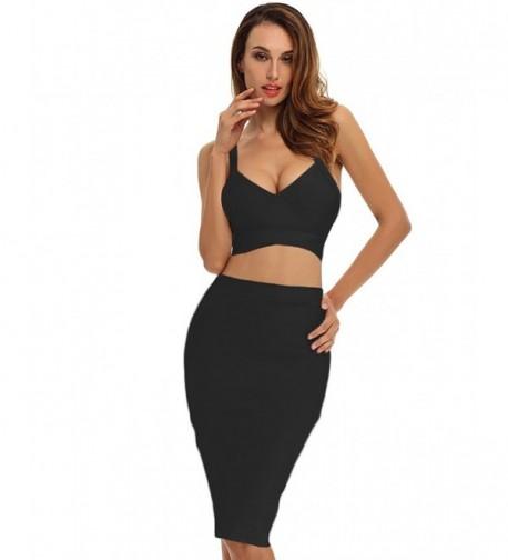 Whoinshop Bodycon Bandage Sleeveless Celebrity