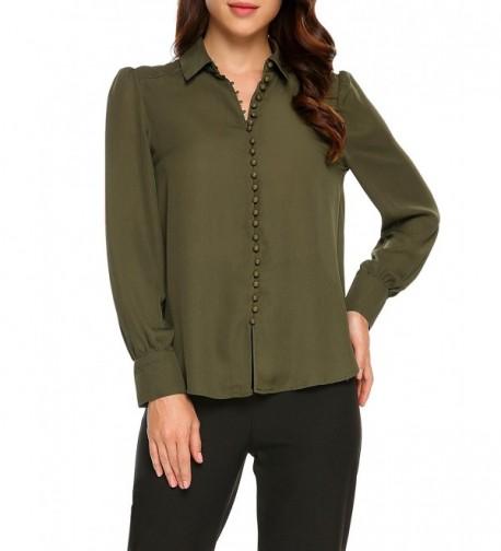 army green shirt womens