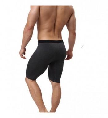 Sexy Men Underwear Cotton U Convex Pouch Boxers Shorts Long Leg ...