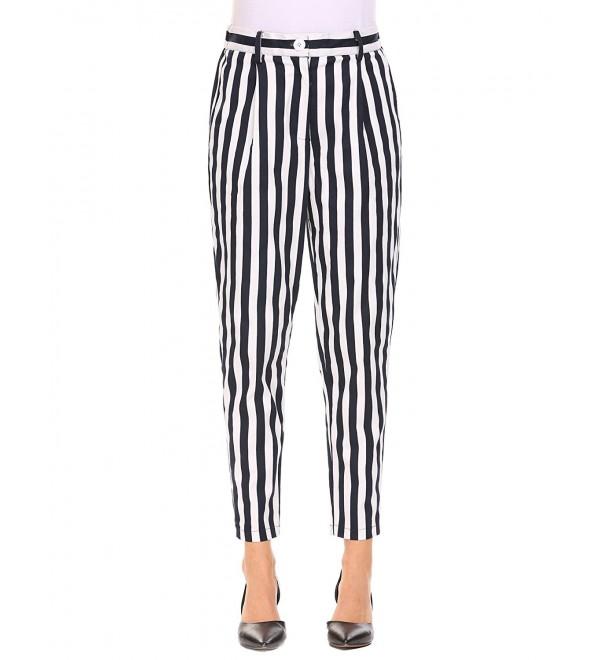 keliqq Womens Casual Striped Business