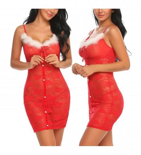 Avidlove Chemise Lingerie Christmas Babydoll