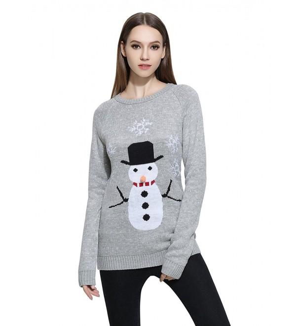 ADAMARIS Christmas Patchwork Pullover Sweater