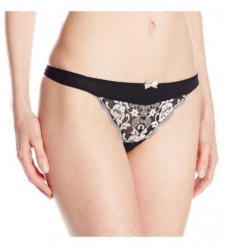 Felina Womens Priscilla Thong Black