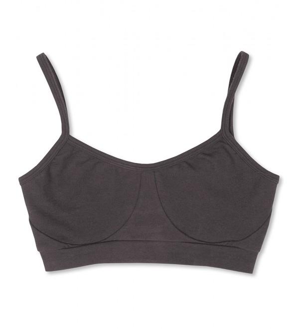 Flower Womens Organic Bralette Charcoal