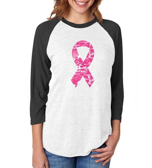 Tstars Ribbon Breast Awareness Baseball