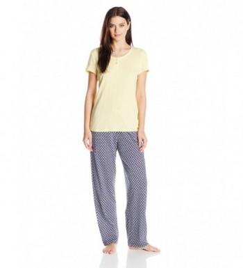 Nautica Womens Sleeve Jersey Pajama