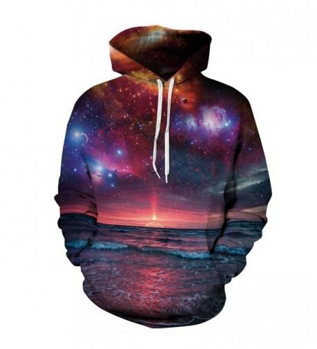 sanatty Realistic Pullover Sweatshirt Hoodies