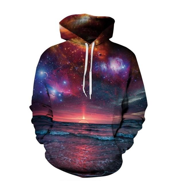 sanatty Realistic Pullover Sweatshirt Hoodies