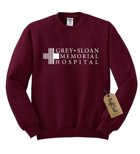 Grey Sloan Memorial Hospital Sweatshirt Sweater Crew Neck Pullover ...