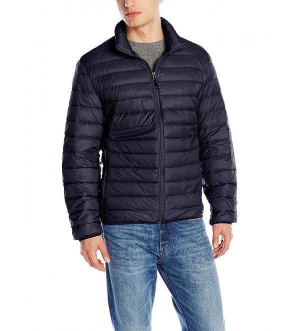 Men's Packable Down Puffer Jacket- New Navy- Medium - CF11ZT4SS49