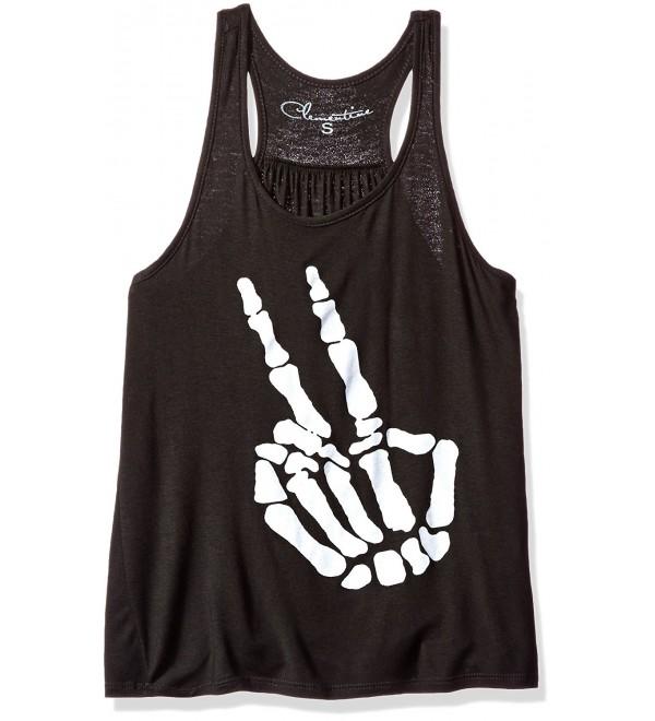 Clementine Apparel Handbones Printed Racerback