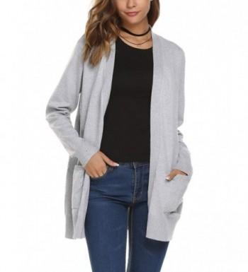 Zeagoo Womens Cardigan Sweater Pockets