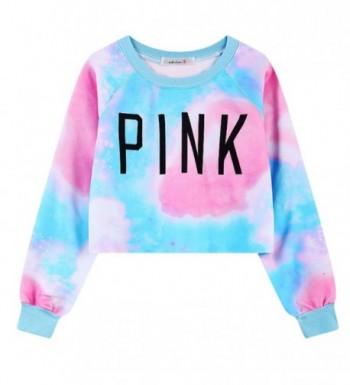 JINTING Womens Colorful Letters Sweatshirt