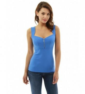 PattyBoutik Womens Front V Neck Tank