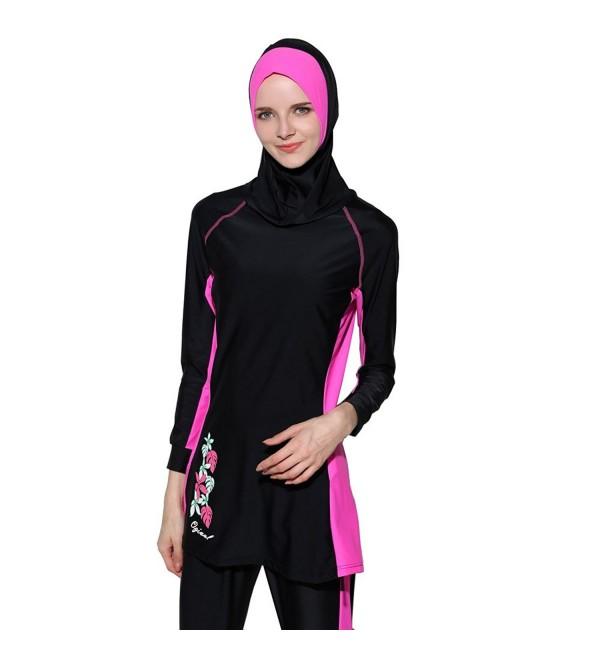 Muslim Swimwear Modest Lady's Full Cover Beachwear Islamic Swimsuit ...