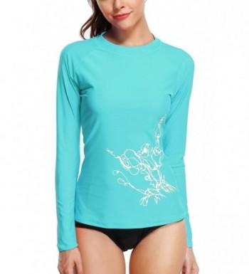 Sociala Womens Sleeve Swimwear Rashguard