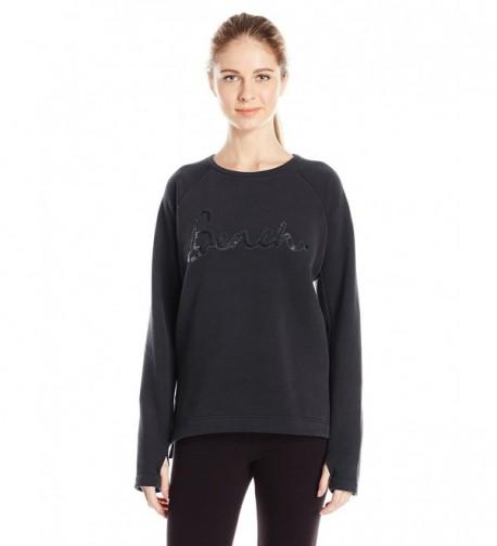 Bench Womens Sequin Pullover Sweatshirt