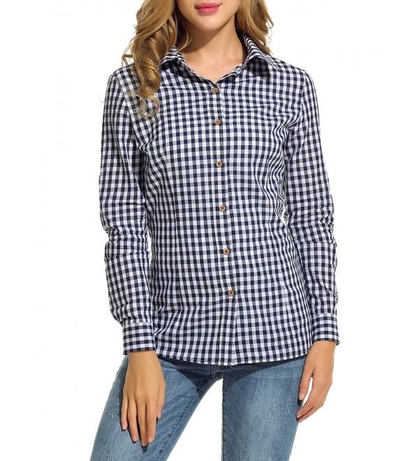 ELESOL Womens Sleeve Casual Shirt