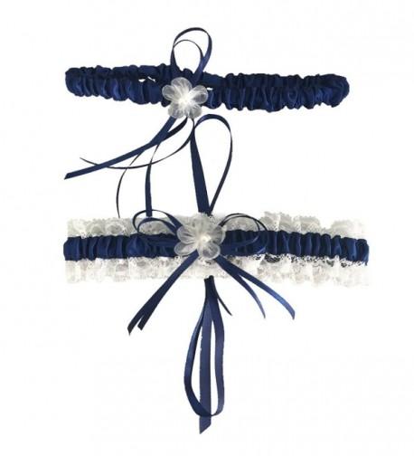 CQDY Navy Wedding Bridal Garter