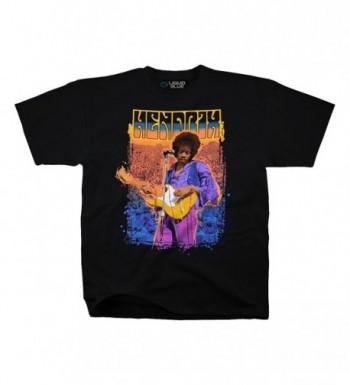 Jimi Hendrix Stone Adult T Shirt