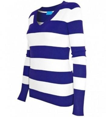 Ever77 Sweater TT1312CI Royal Blue White