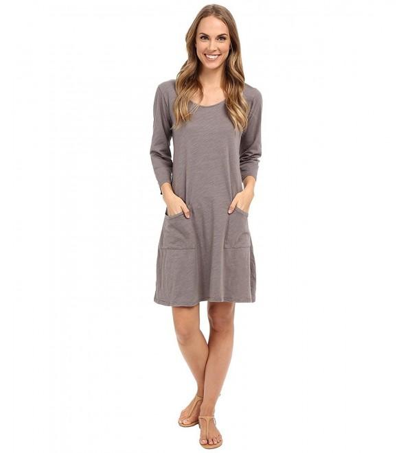 Womens Dalia Dress - Grey Smoke - CQ128NZYAG9