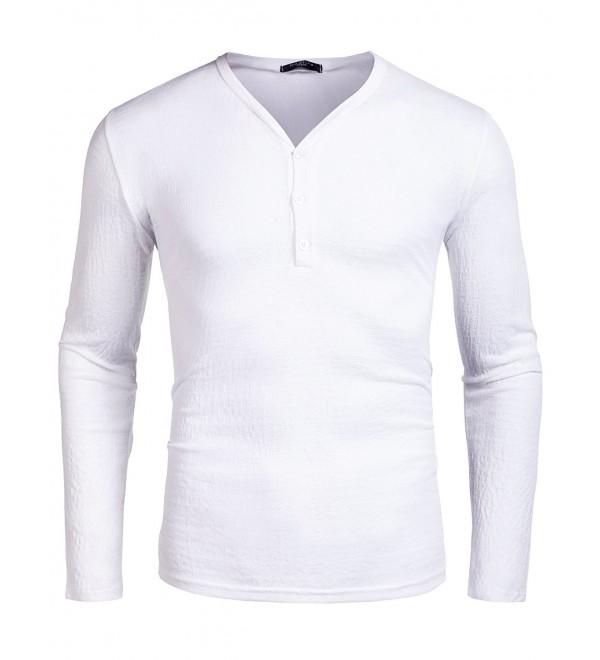 white deep v neck long sleeve shirt