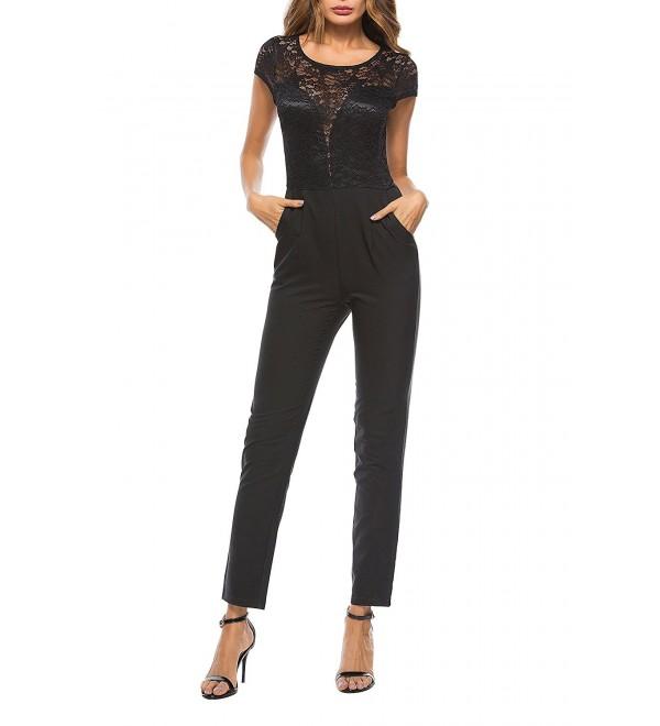 SUNNOW Womens Jumpsuit Jersey Romper