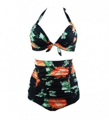 Tueenhuge Vintage Floral Swimsuit Carnival