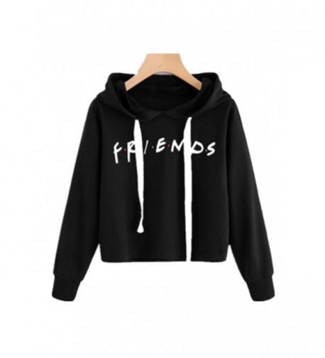 LHAYY Friends Letters Pullover Sweatshirt