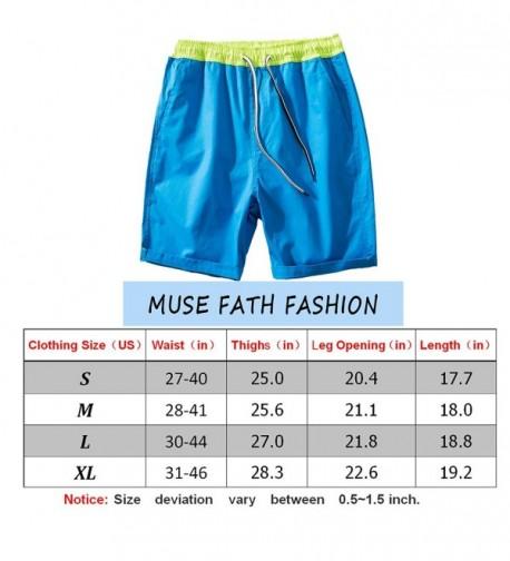 Mens Cotton Casual Shorts-Elastic Waist Classic Fit Short and Summer ...