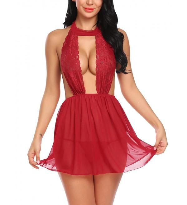 ADOME Lingerie Babydoll Sleepwear Chemise