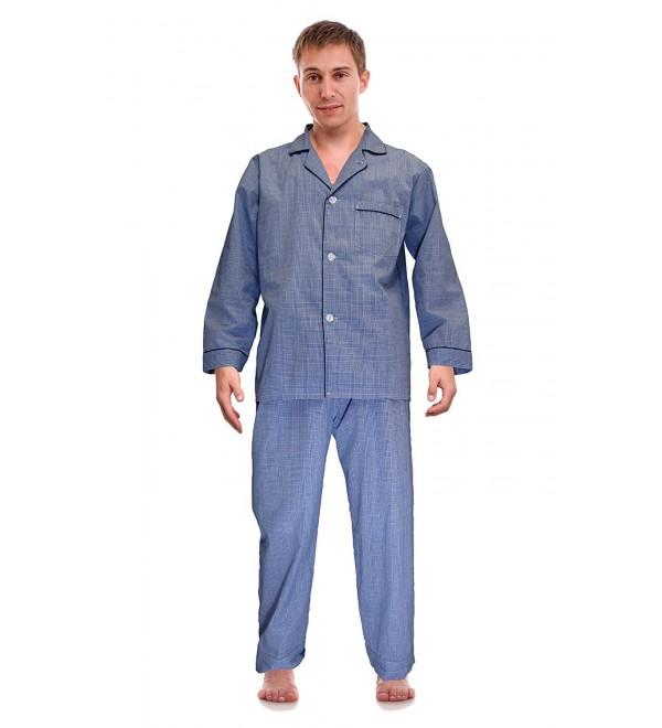 Classical Sleepwear Broadcloth Pajama X Large