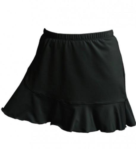 Flounce Tennis Skort Small Black