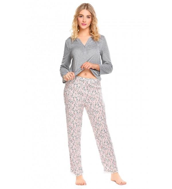 Nessere Woman Pajama Sleeve Pockets