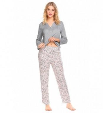 Nessere Woman Pajama Sleeve Pockets