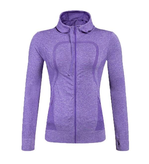 WANAYOU Womens Running Hoodie Workout