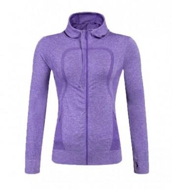 WANAYOU Womens Running Hoodie Workout