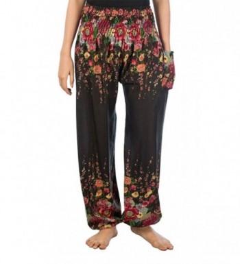 Lofbaz Womens Floral Printed Harem